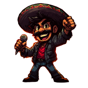 Cartoon Latino Singer Vinyl Car Decal Sticker – Waterproof & UV-Resistant 3.4133333333333336" Cartoon Latino Singer Vinyl Car Decal Sticker – Waterproof & UV-Resistant 3.4133333333333336"