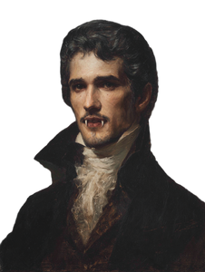 Victorian Vampire Portrait V3 Vinyl Car Decal Sticker – Waterproof & UV-Resistant 4.1066666666666665"