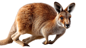 Jumping Kangaroo V2 Vinyl Car Decal Sticker – Waterproof & UV-Resistant 2.72"