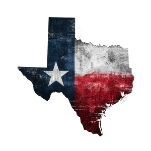 Texas Flag State Vinyl Car Decal Sticker – Waterproof & UV-Resistant 3.4133333333333336"