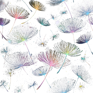 Glowing Cosmic Dandelions Vinyl Car Decal Sticker – Waterproof & UV-Resistant 3.4133333333333336"