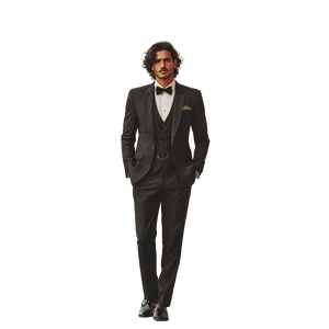European Model Tuxedo Vinyl Car Decal Sticker – Waterproof & UV-Resistant 3.4133333333333336"