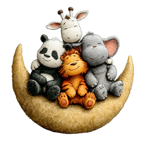 Cute Baby Animals V3 Vinyl Car Decal Sticker – Waterproof & UV-Resistant 6.826666666666667"