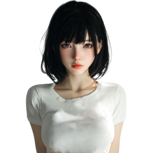 Anime-Inspired Girl Portrait V2 Vinyl Car Decal Sticker – Waterproof & UV-Resistant 3.4133333333333336"