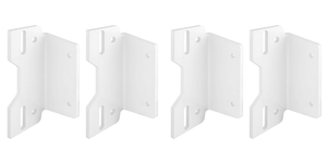2x Raptor Mounting Bracket | For Minn Kota Raptor Anchor | White Aluminum | Stainless Steel Hardware