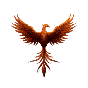 Majestic Phoenix Logo Vinyl Car Decal Sticker – Waterproof & UV-Resistant 6.826666666666667"
