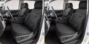 2x Custom Fit 40/20/40 SeatSaver Seat Cover | Charcoal Black for Ford F-150 2021-2022 2x Custom Fit 40/20/40 SeatSaver Seat Cover | Charcoal Black for Ford F-150 2021-2022