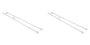 2x Camco RV Refrigerator Content Brace | Spring Loaded Bar Extends 16-28 Inches | Keep Items in Place, Made in USA 2x Camco RV Refrigerator Content Brace | Spring Loaded Bar Extends 16-28 Inches | Keep Items in Place, Made in USA