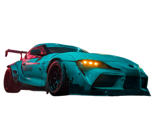 Modified Toyota Supra Vinyl Car Decal Sticker – Waterproof & UV-Resistant 6.1866666666666665"