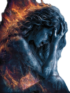 Screaming Pain Portrait Vinyl Car Decal Sticker – Waterproof & UV-Resistant 4.1066666666666665"