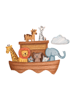 Noah'S Ark Scene V3 Vinyl Car Decal Sticker – Waterproof & UV-Resistant 8.213333333333333"