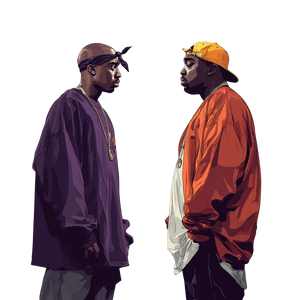 Rappers Facing Off Vinyl Car Decal Sticker – Waterproof & UV-Resistant 6.826666666666667"