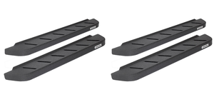 2x Go Rhino 63413157PC Running Board Component | Heavy Duty Louvered Design