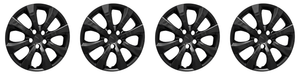 4x Enhance Your Toyota Corolla Wheel | 16 Inch Eight Spoke Glossy Black Wheel Covers | Quality ABS Plastic Set Of 4 4x Enhance Your Toyota Corolla Wheel | 16 Inch Eight Spoke Glossy Black Wheel Covers | Quality ABS Plastic Set Of 4