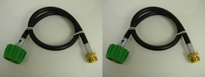 2x Long-lasting 1/4 Inch Propane Hose | USA-Made | CGA #600 Connector | High Pressure 2x Long-lasting 1/4 Inch Propane Hose | USA-Made | CGA #600 Connector | High Pressure
