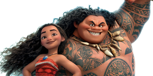 Moana And Maui V4 Vinyl Car Decal Sticker – Waterproof & UV-Resistant 2.56"