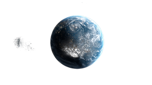 Lone Earth Vinyl Car Decal Sticker – Waterproof & UV-Resistant 5.4