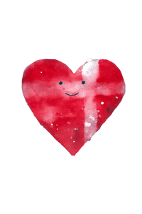 Danish Flag Heart Vinyl Car Decal Sticker – Waterproof & UV-Resistant 8.96"