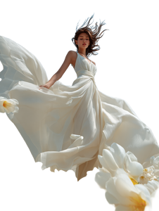 Dancing Bride Fantasy Vinyl Car Decal Sticker – Waterproof & UV-Resistant 8.213333333333333"