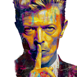 David Bowie Portrait V7 Vinyl Car Decal Sticker – Waterproof & UV-Resistant 3.4133333333333336"