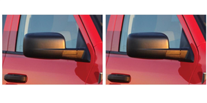 2x Custom Fit CIPA Towing Mirrors | Dodge Ram 1500/2500 2009-2018 | Slide On Design | Manual Adjust | Black | Set of 2