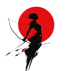 Warrior Woman Silhouette Vinyl Car Decal Sticker – Waterproof & UV-Resistant 3.4133333333333336"