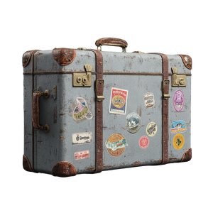 Vintage Sticker Suitcase Vinyl Car Decal Sticker – Waterproof & UV-Resistant 3.4133333333333336"