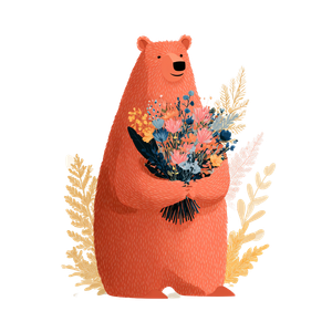 Teddy Bear Bouquet V2 Vinyl Car Decal Sticker – Waterproof & UV-Resistant 6.826666666666667"