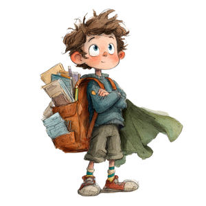 Whimsical Boy Character V2 Vinyl Car Decal Sticker – Waterproof & UV-Resistant 6.826666666666667"