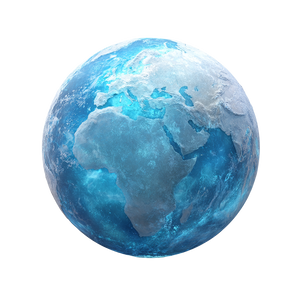 Holographic Earth Sphere Vinyl Car Decal Sticker – Waterproof & UV-Resistant 3.4133333333333336"