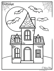 Cute Haunted House V2 Vinyl Car Decal Sticker – Waterproof & UV-Resistant 4.213333333333333"