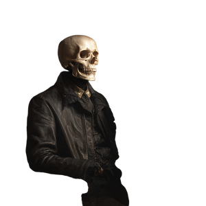 Gothic Floral Skull V2 Vinyl Car Decal Sticker – Waterproof & UV-Resistant 3.4133333333333336"