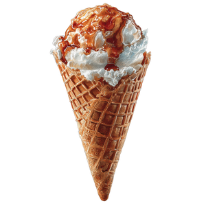 Empty Waffle Cone V2 Vinyl Car Decal Sticker – Waterproof & UV-Resistant 6.826666666666667"