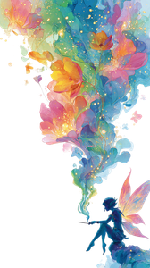Smoking Fairy Transformation Vinyl Car Decal Sticker – Waterproof & UV-Resistant 4.8533333333333335"