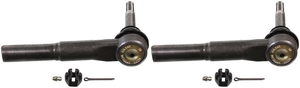2x Enhance Strength & Stability | Moog Chassis Tie Rod End | Fits Various Ford Models | Greasable Socket Design