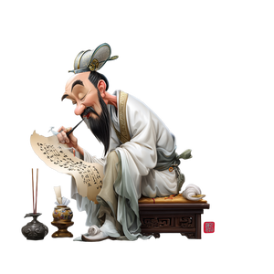 Tang Dynasty Poet V9 Vinyl Car Decal Sticker – Waterproof & UV-Resistant 6.826666666666667"