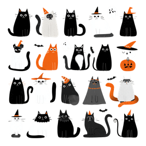 Halloween Cat Stickers Vinyl Car Decal Sticker – Waterproof & UV-Resistant 6.826666666666667"