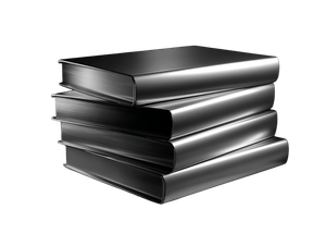 Metal Book Stack Vinyl Car Decal Sticker – Waterproof & UV-Resistant 6.1866666666666665"