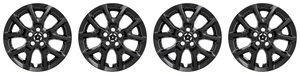 4x Upgrade Your Jeep Cherokee Wheels with Coast To Coast 17 Inch Wheel Skins | Gloss Black Set of 4