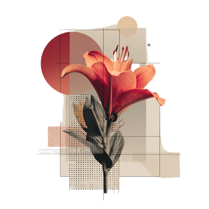 Abstract Flower V4 Vinyl Car Decal Sticker – Waterproof & UV-Resistant 6.826666666666667"