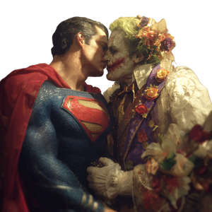 Superhero Villain Wedding Vinyl Car Decal Sticker – Waterproof & UV-Resistant 3.4133333333333336"