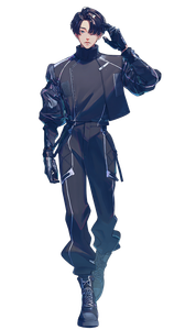 Virtual Idol Astronaut Vinyl Car Decal Sticker – Waterproof & UV-Resistant 9.706666666666667"