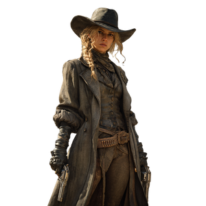 Female Gunslinger Western Vinyl Car Decal Sticker – Waterproof & UV-Resistant 3.4133333333333336" Female Gunslinger Western Vinyl Car Decal Sticker – Waterproof & UV-Resistant 3.4133333333333336"
