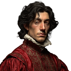 17Th Century Nobleman Vinyl Car Decal Sticker – Waterproof & UV-Resistant 3.4133333333333336"