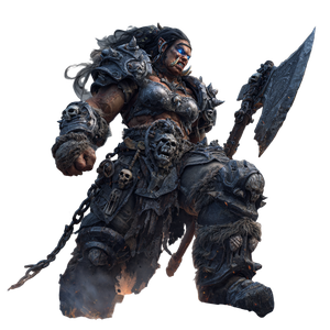 Ogre Barbarian Warrior Vinyl Car Decal Sticker – Waterproof & UV-Resistant 6.826666666666667"