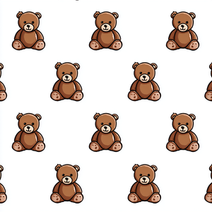 Teddy Bear Logo Vinyl Car Decal Sticker – Waterproof & UV-Resistant 3.4133333333333336"