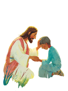 Jesus Healing Blind V3 Vinyl Car Decal Sticker – Waterproof & UV-Resistant 8.213333333333333"
