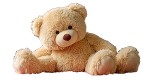 Fluffy Teddy Bear V5 Vinyl Car Decal Sticker – Waterproof & UV-Resistant 2.72"
