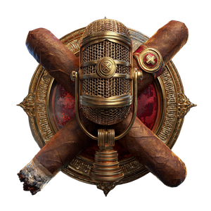 Vintage Cigar Microphone Emblem Vinyl Car Decal Sticker – Waterproof & UV-Resistant 3.4133333333333336"