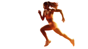 Suspended Running Woman Vinyl Car Decal Sticker – Waterproof & UV-Resistant 5.4